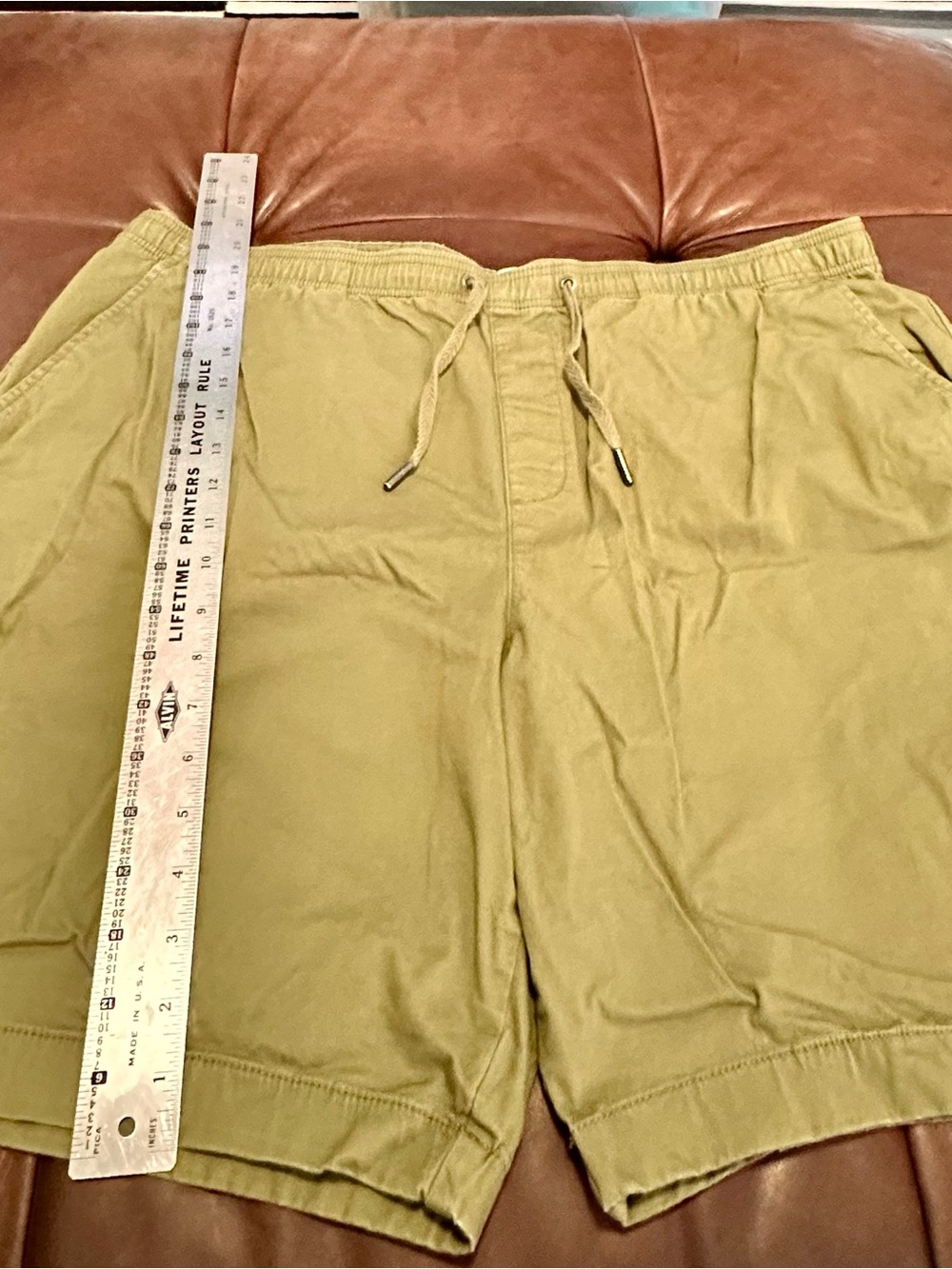 GAP Olive Green Drawstring Casual Shorts